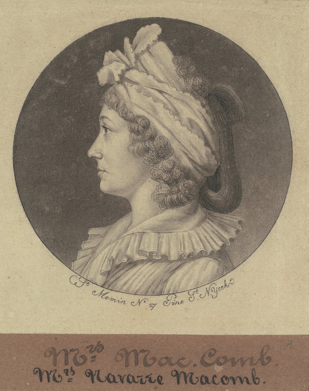 Christina Livingston Macomb 作者 Charles BJ Fevret de Saint Memin