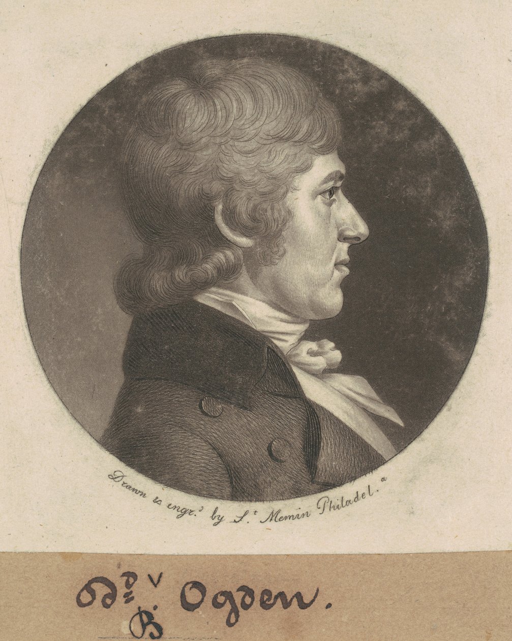David Bayard Ogden 作者 Charles BJ Fevret de Saint Memin