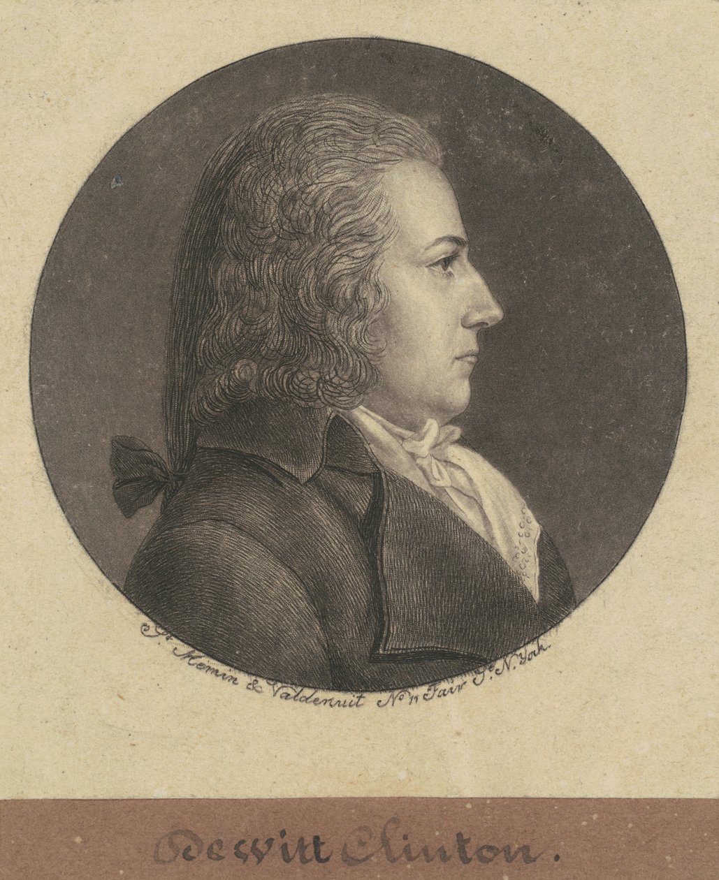 DeWitt Clinton 作者 Charles BJ Fevret de Saint Memin