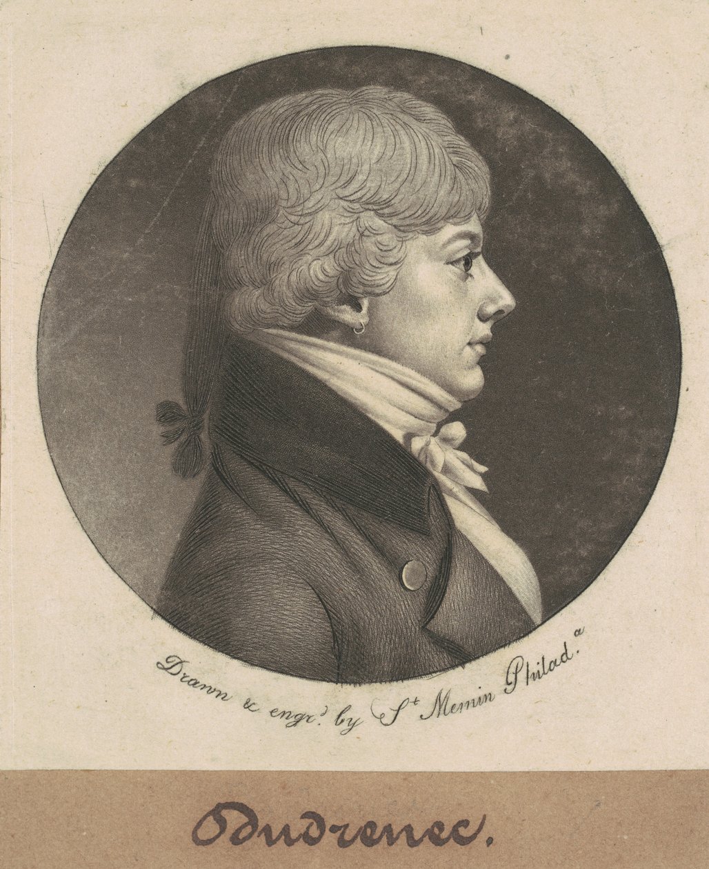 笛子 作者 Charles BJ Fevret de Saint Memin