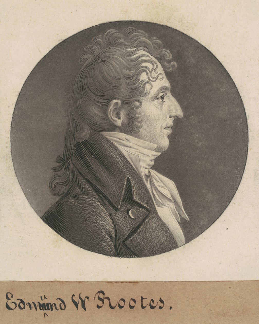 埃德蒙-威尔考克斯-鲁特斯 作者 Charles BJ Fevret de Saint Memin