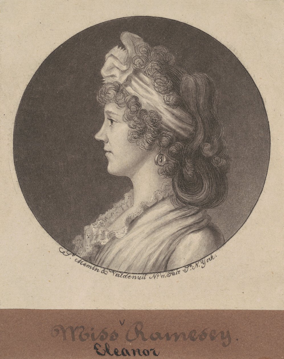Eleanor Ramsay Fitzwilliam 作者 Charles BJ Fevret de Saint Memin