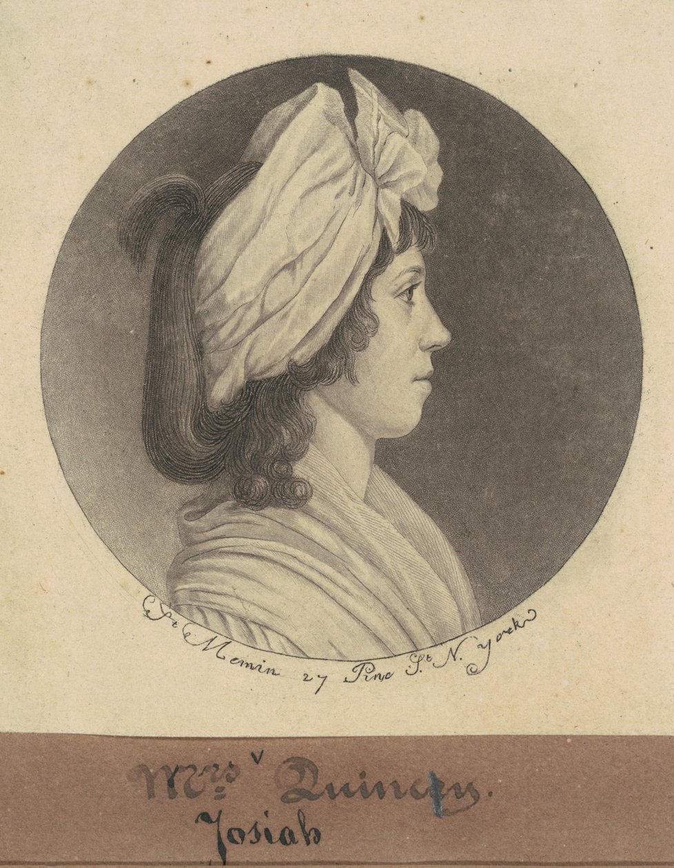 伊丽莎-苏珊-莫顿-昆西 作者 Charles BJ Fevret de Saint Memin