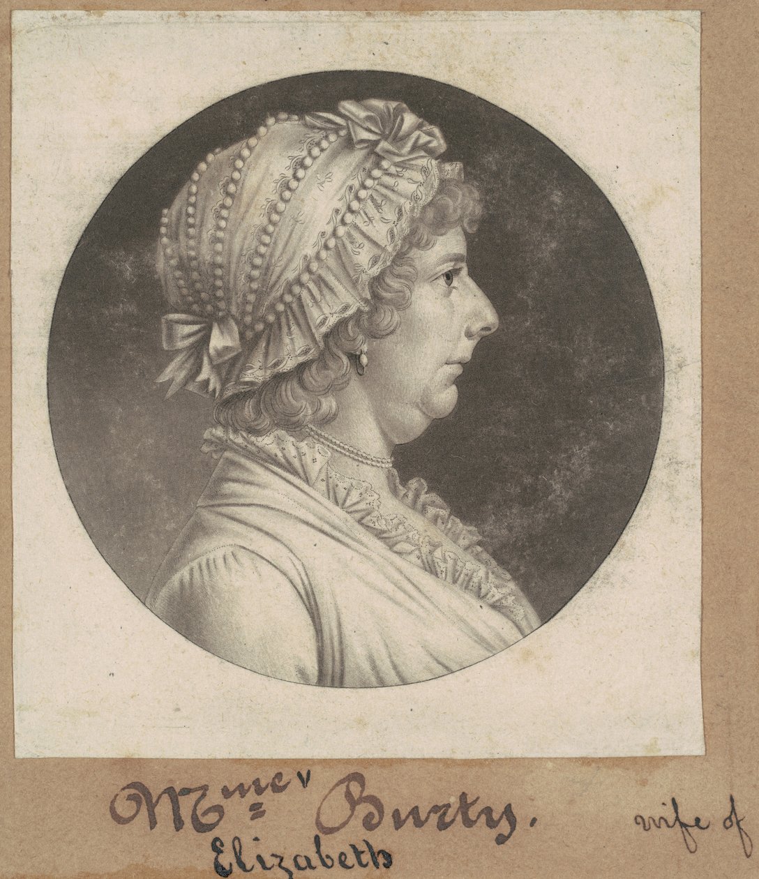 Elizabeth May Busti 作者 Charles BJ Fevret de Saint Memin