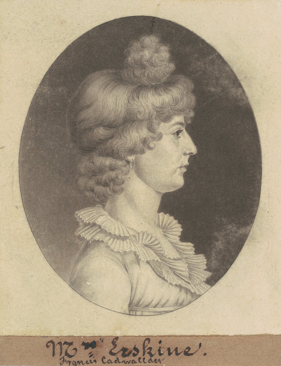 Frances Cadwalader Erskine 作者 Charles BJ Fevret de Saint Memin