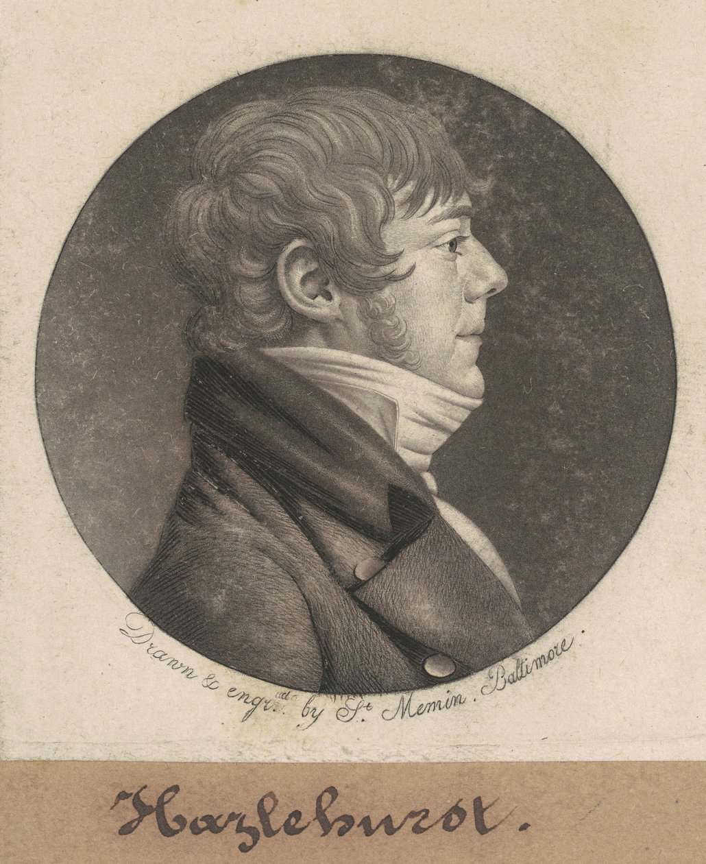 哈兹勒赫斯特 作者 Charles BJ Fevret de Saint Memin
