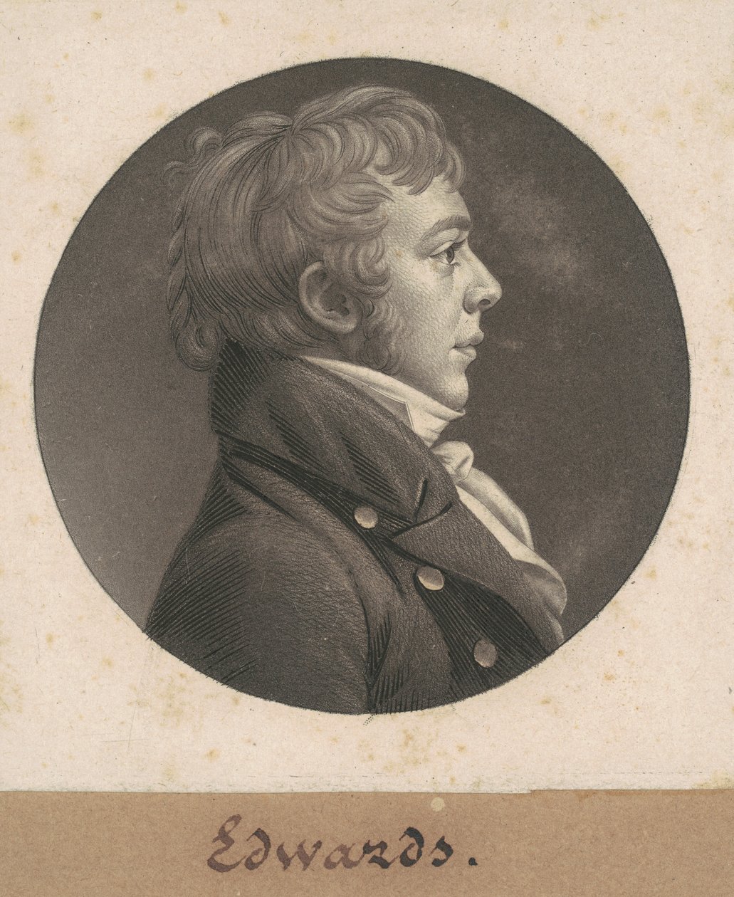 霍勒斯-汉普顿-爱德华兹 作者 Charles BJ Fevret de Saint Memin
