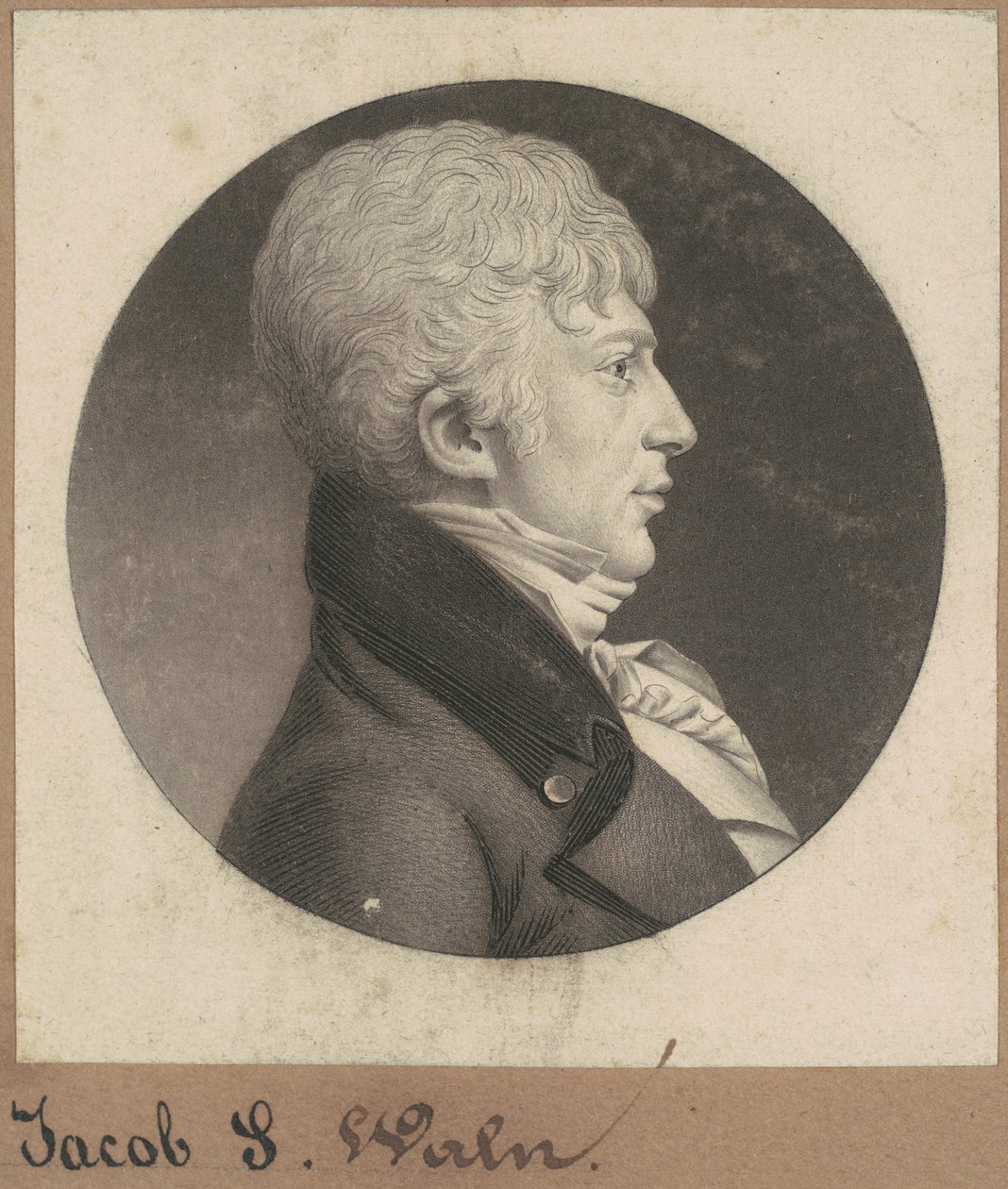 Jacob S. Waln 作者 Charles BJ Fevret de Saint Memin