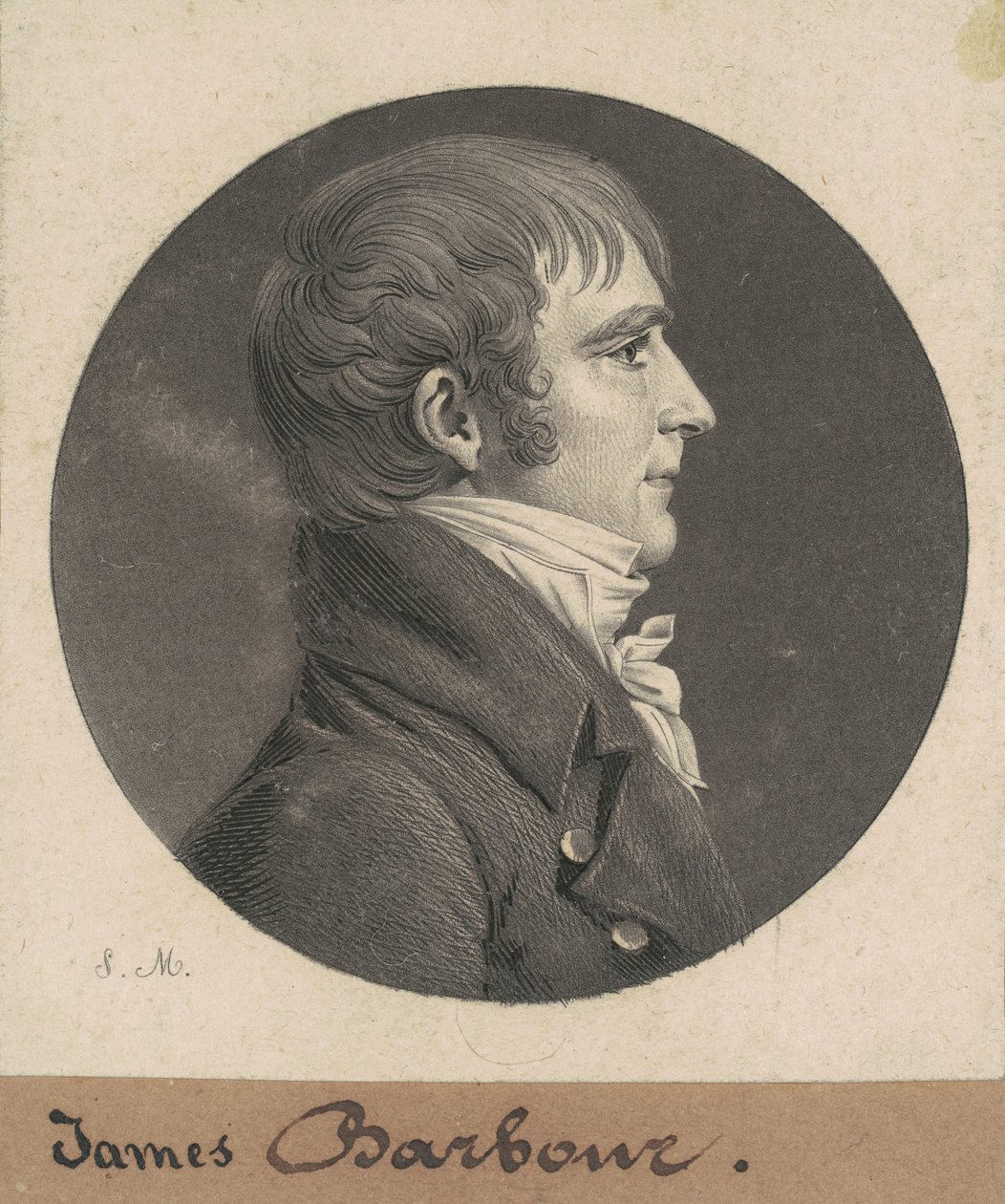 James Barbour 作者 Charles BJ Fevret de Saint Memin