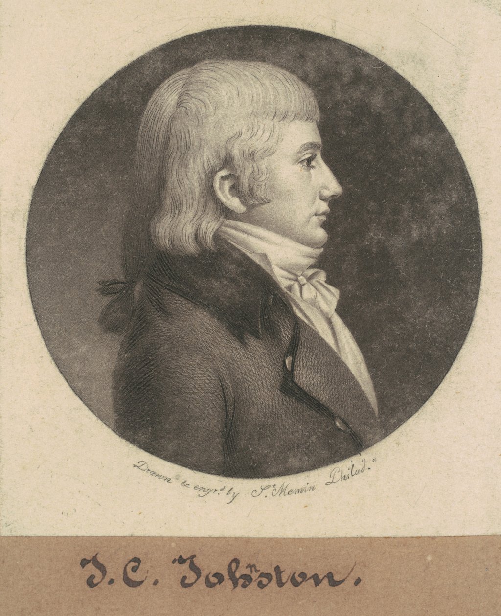 James Cathcart Johnston 作者 Charles BJ Fevret de Saint Memin