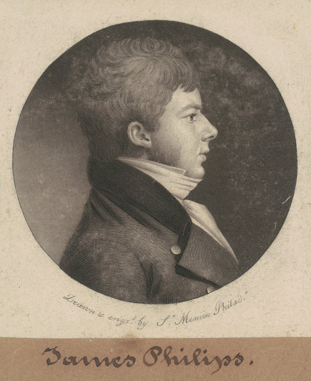 詹姆斯-菲利普斯 作者 Charles BJ Fevret de Saint Memin