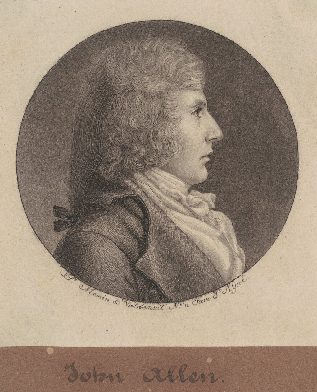 约翰-艾伦 作者 Charles BJ Fevret de Saint Memin