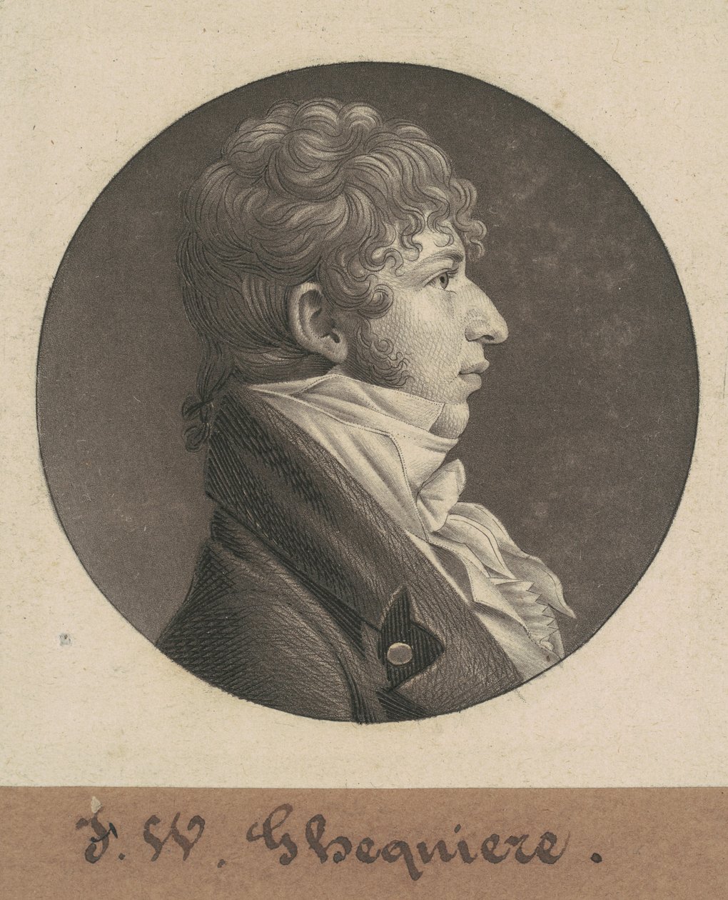 约翰-弗朗西斯-威廉-盖基耶 作者 Charles BJ Fevret de Saint Memin