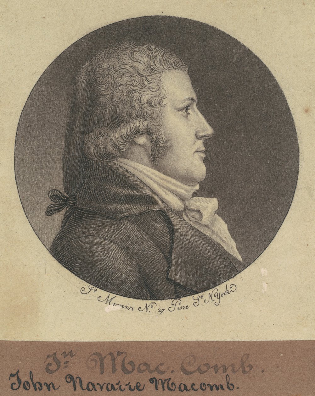 John Navarre Macomb 作者 Charles BJ Fevret de Saint Memin
