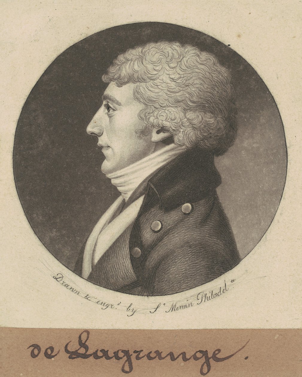 Joseph E. G. M. de la Grange 作者 Charles BJ Fevret de Saint Memin