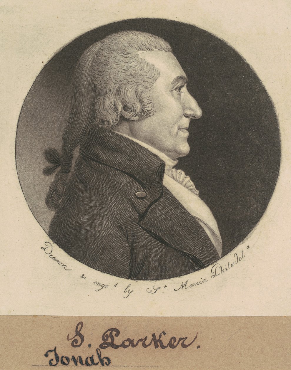 Josiah Parker 作者 Charles BJ Fevret de Saint Memin