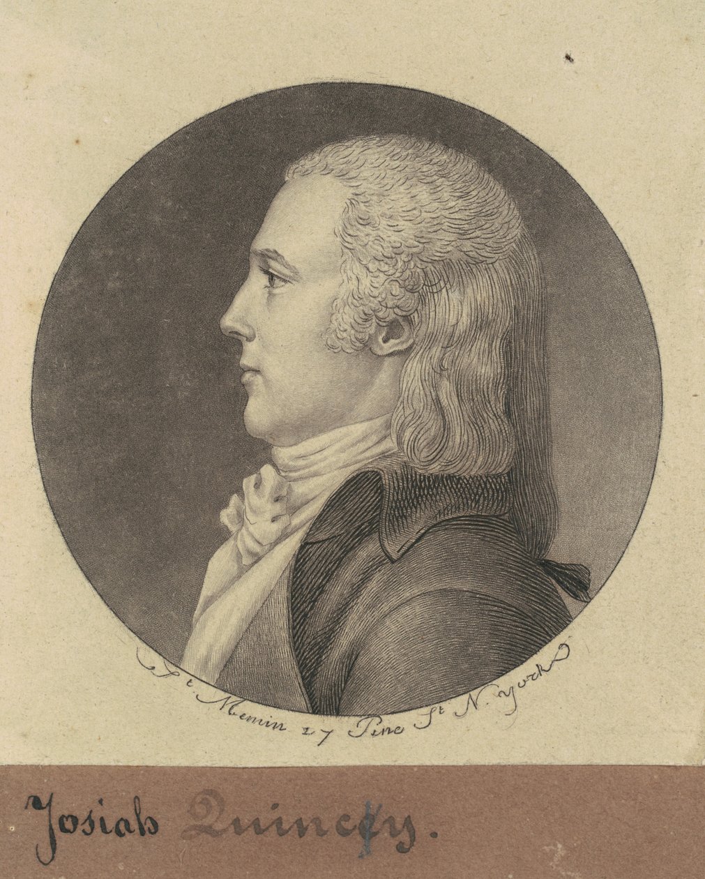 Josiah Quincy 作者 Charles BJ Fevret de Saint Memin