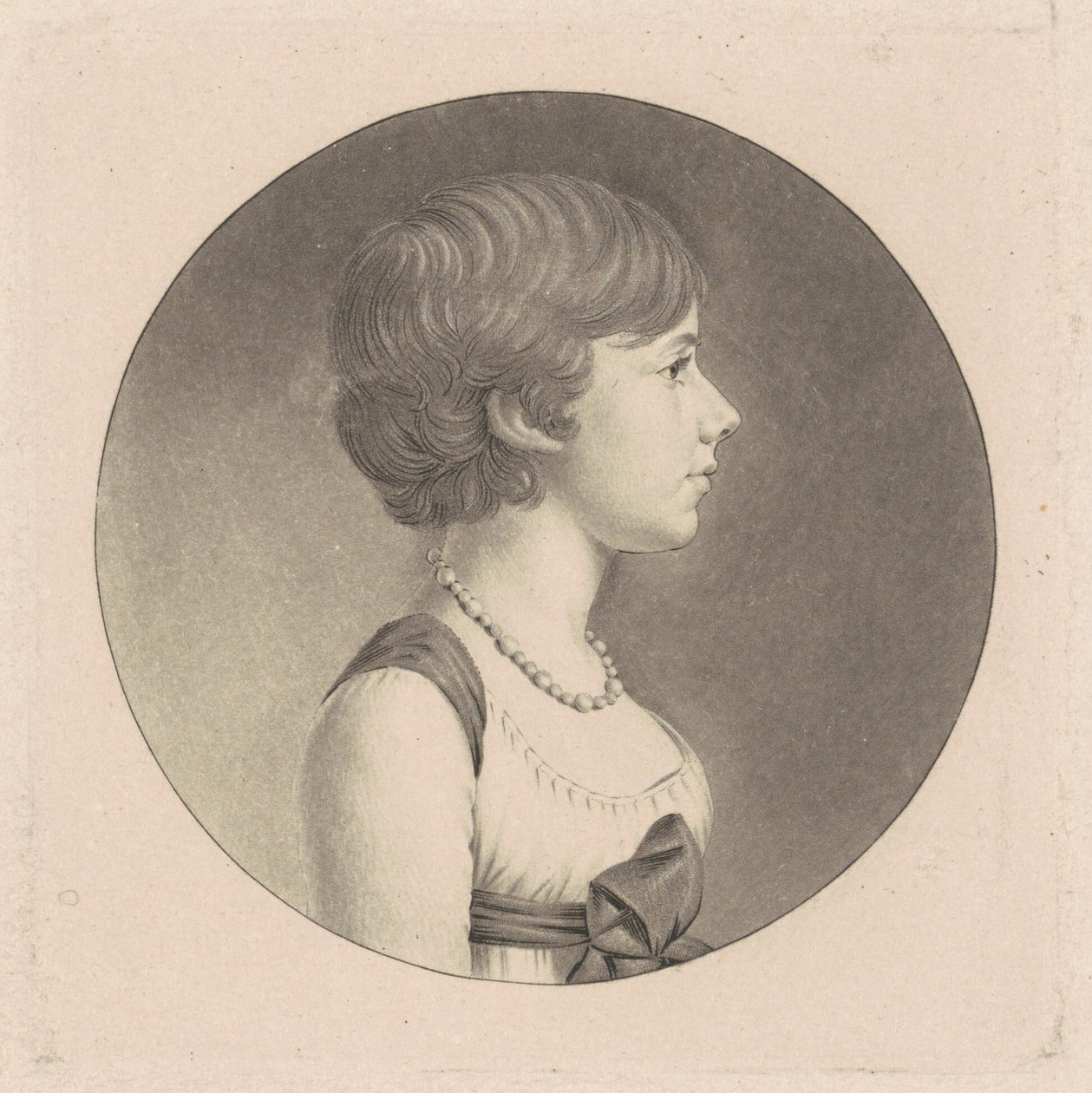 Louisa DuPonceau 作者 Charles BJ Fevret de Saint Memin