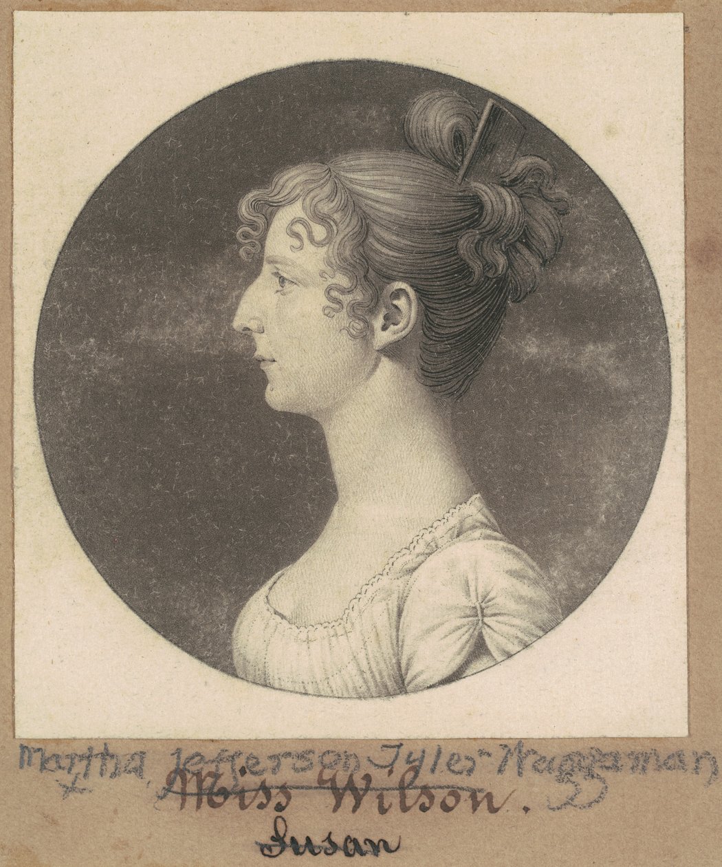 Martha Jefferson Tyler Waggaman 作者 Charles BJ Fevret de Saint Memin