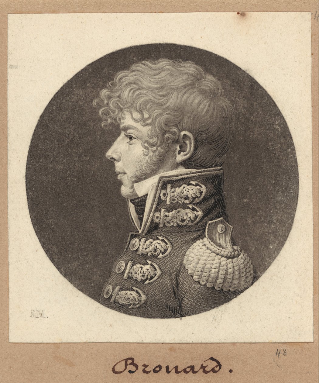 Michel Angélique Brouard 作者 Charles BJ Fevret de Saint Memin