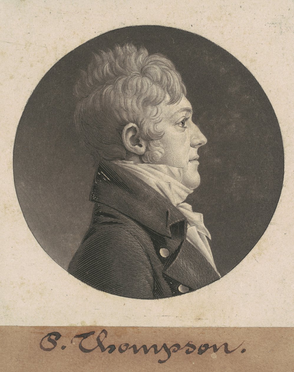 P.汤普森 作者 Charles BJ Fevret de Saint Memin