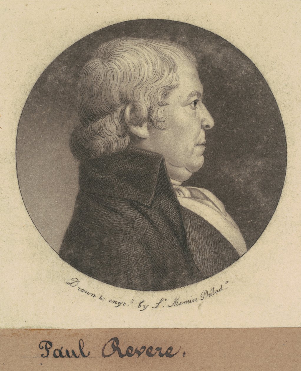 保罗-雷维尔 作者 Charles BJ Fevret de Saint Memin