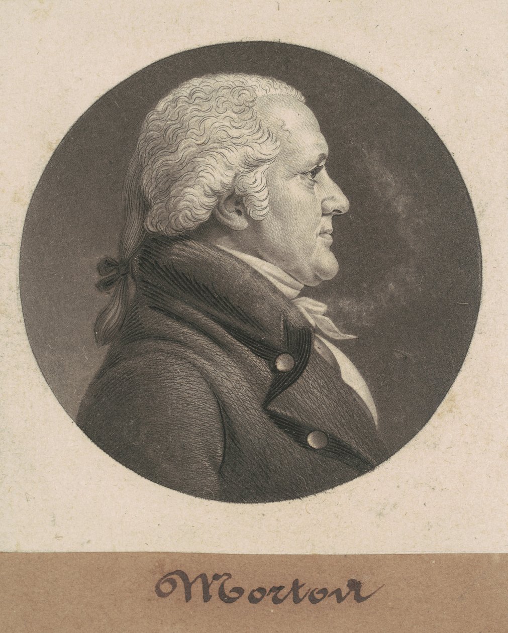 Perez Morton 作者 Charles BJ Fevret de Saint Memin