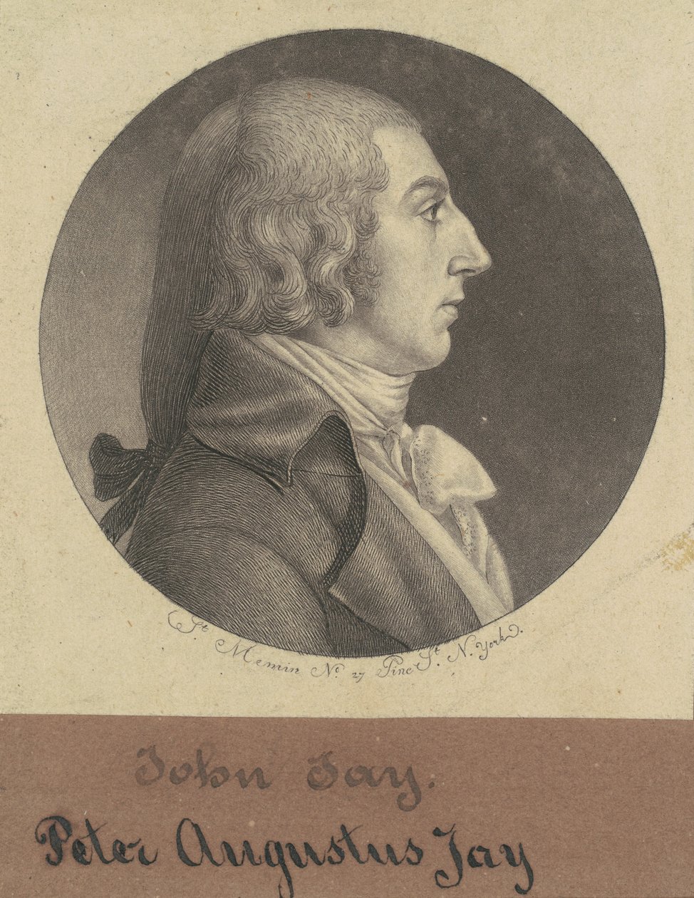 Peter Augustus Jay 作者 Charles BJ Fevret de Saint Memin
