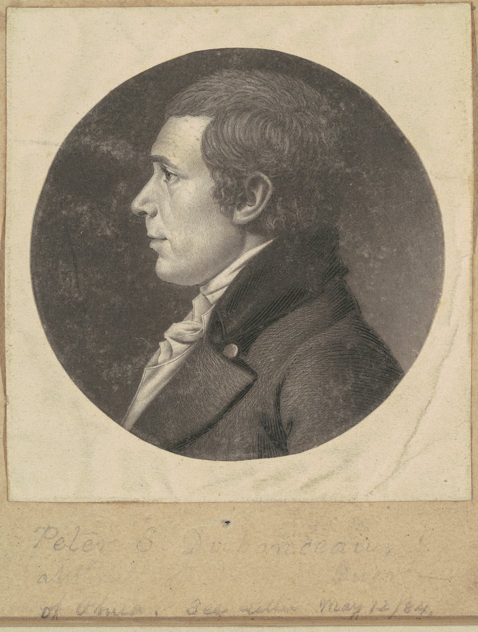Peter Stephen DuPonceau 作者 Charles BJ Fevret de Saint Memin