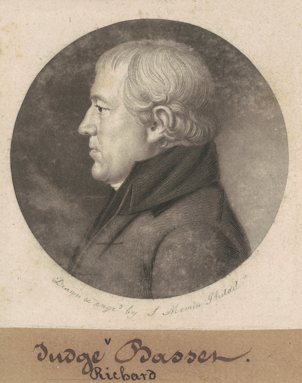 Richard Bassett 作者 Charles BJ Fevret de Saint Memin