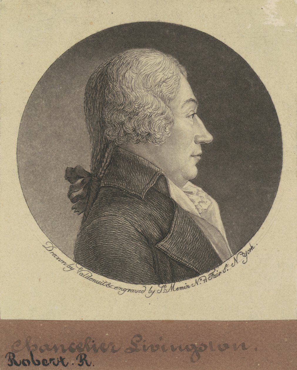 Robert R. Livingston 作者 Charles BJ Fevret de Saint Memin
