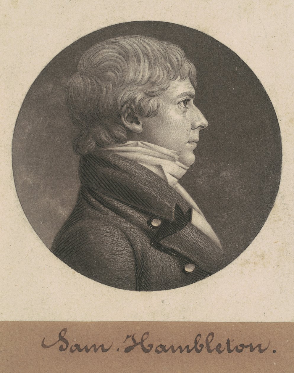 塞缪尔-汉伯顿 作者 Charles BJ Fevret de Saint Memin