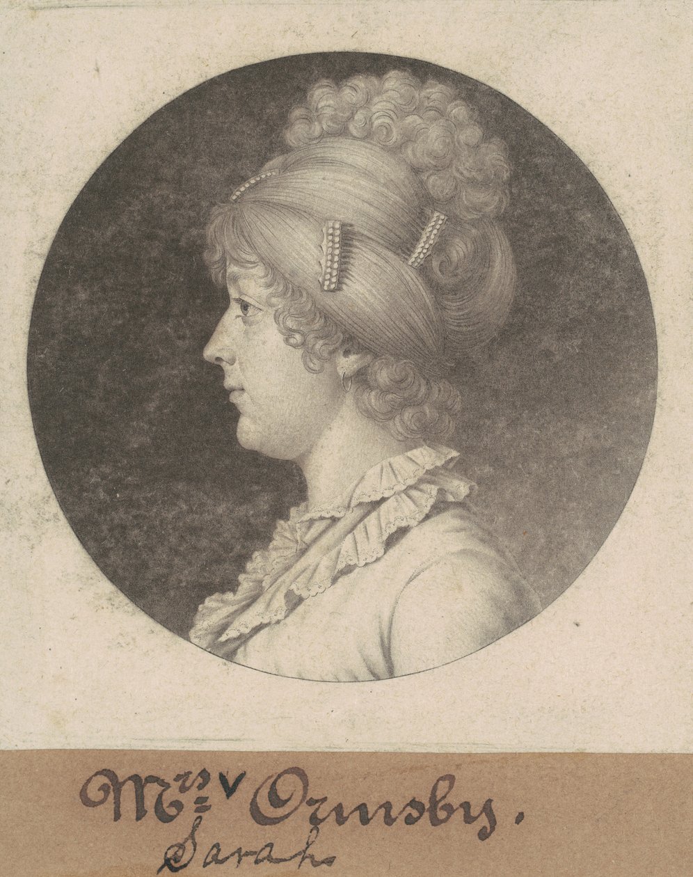 Sarah Mahon Ormsby 作者 Charles BJ Fevret de Saint Memin