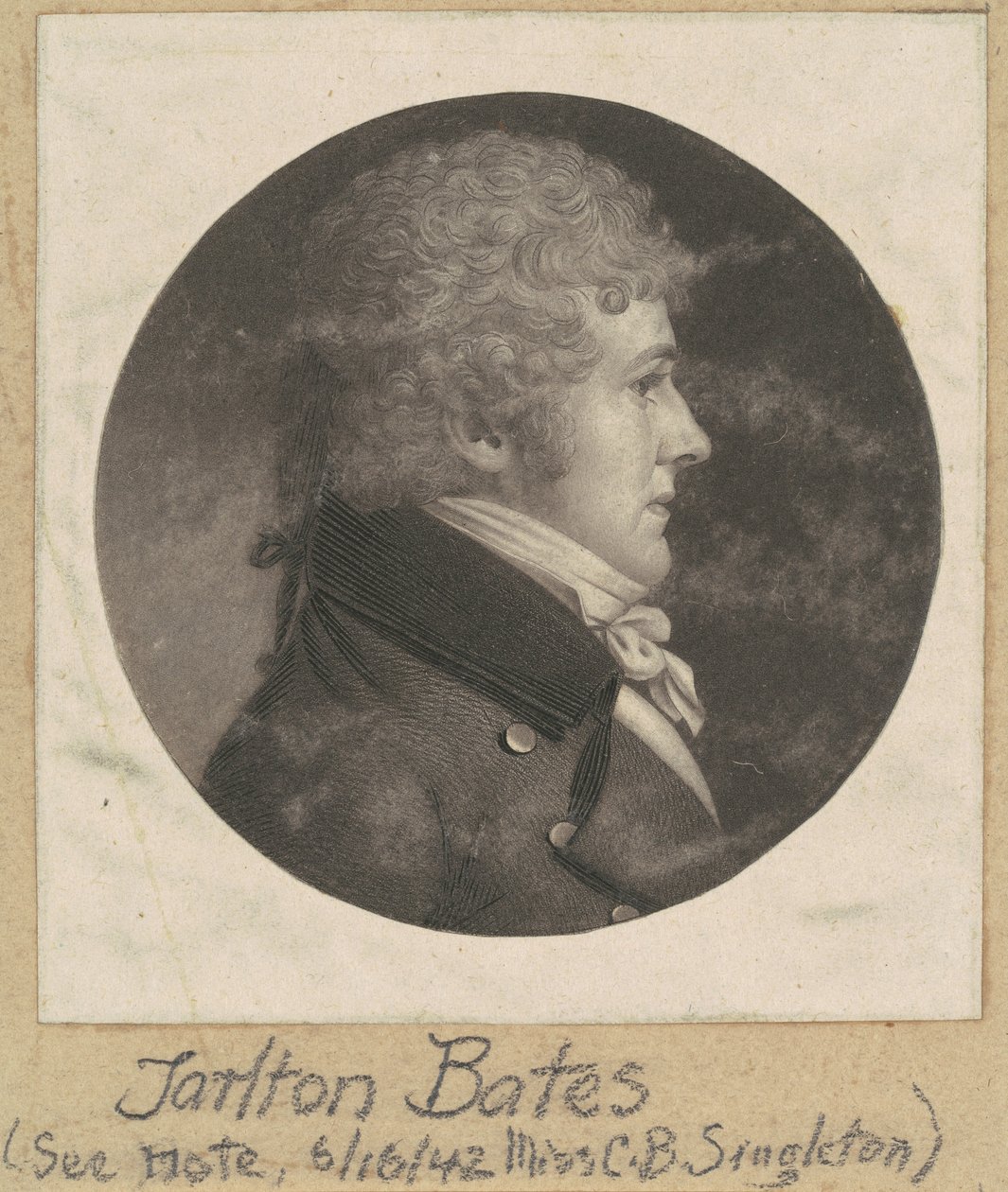 Tarlton Bates 作者 Charles BJ Fevret de Saint Memin