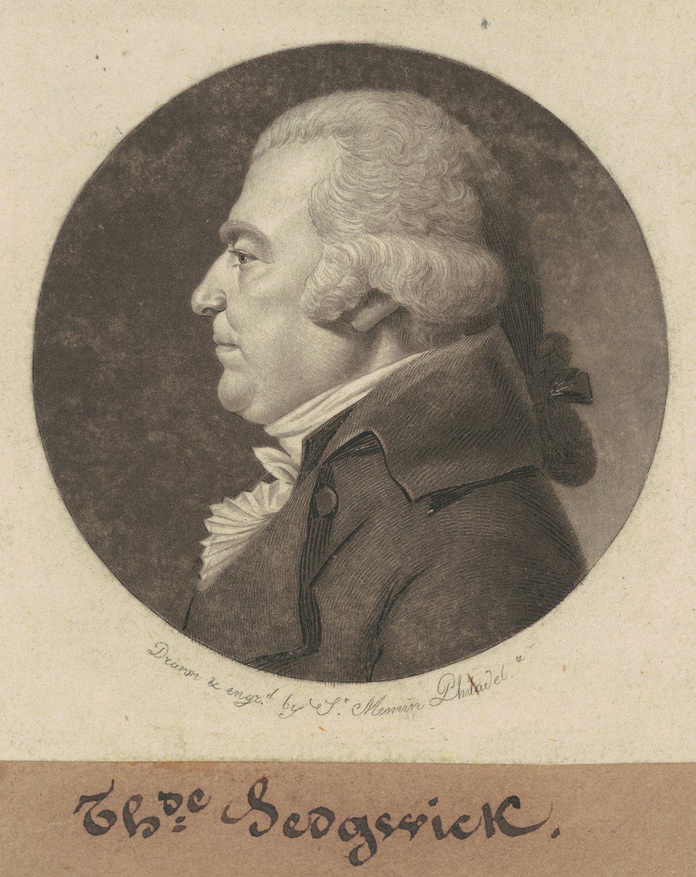 西奥多-塞奇威克 作者 Charles BJ Fevret de Saint Memin