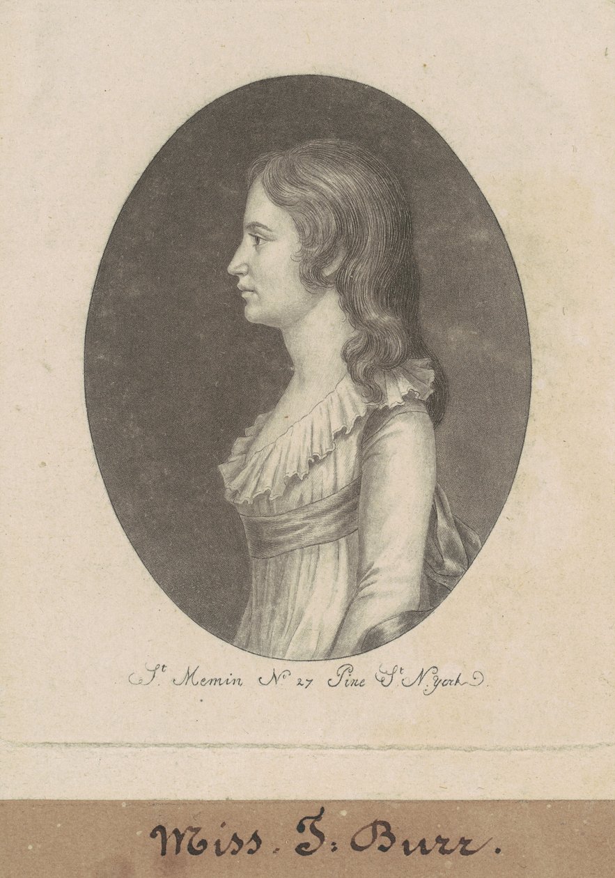 Theodosia Burr 作者 Charles BJ Fevret de Saint Memin