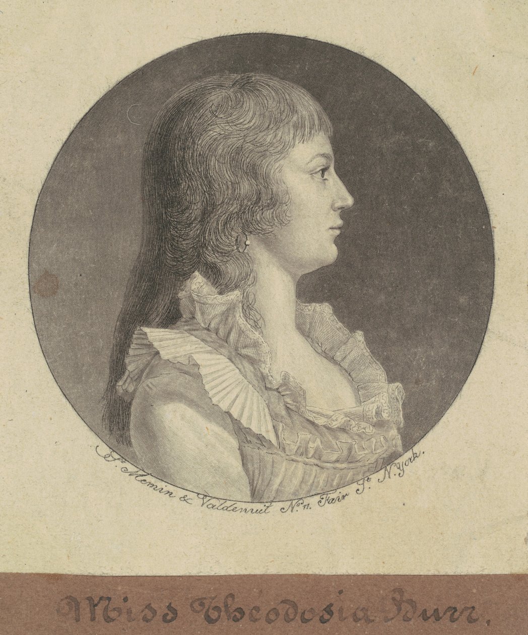 Theodosia Burr 作者 Charles BJ Fevret de Saint Memin