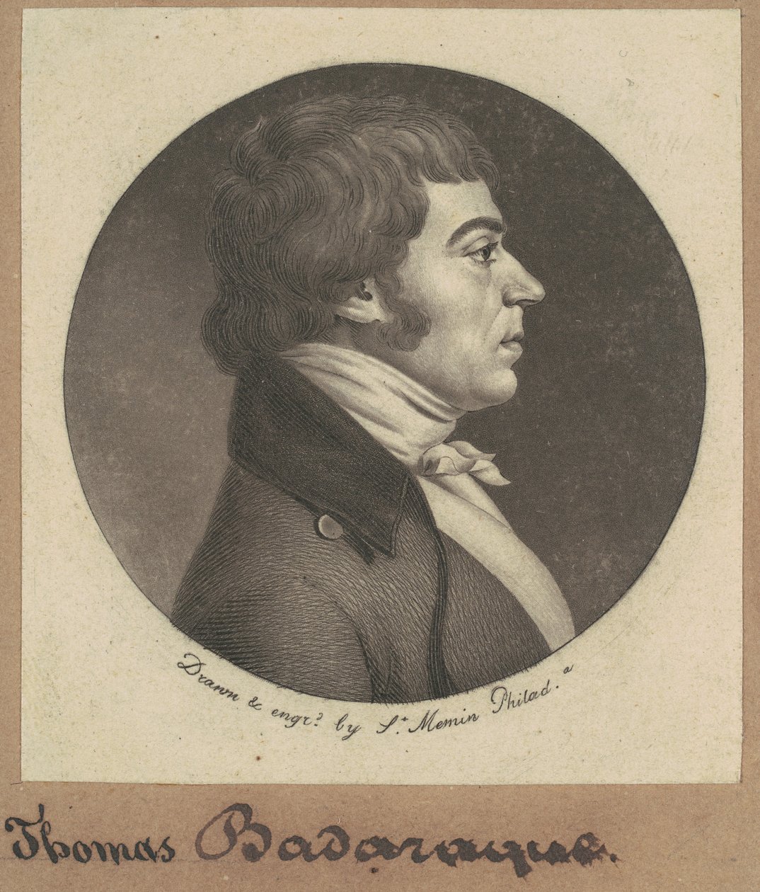 Thomas Badaraque 作者 Charles BJ Fevret de Saint Memin