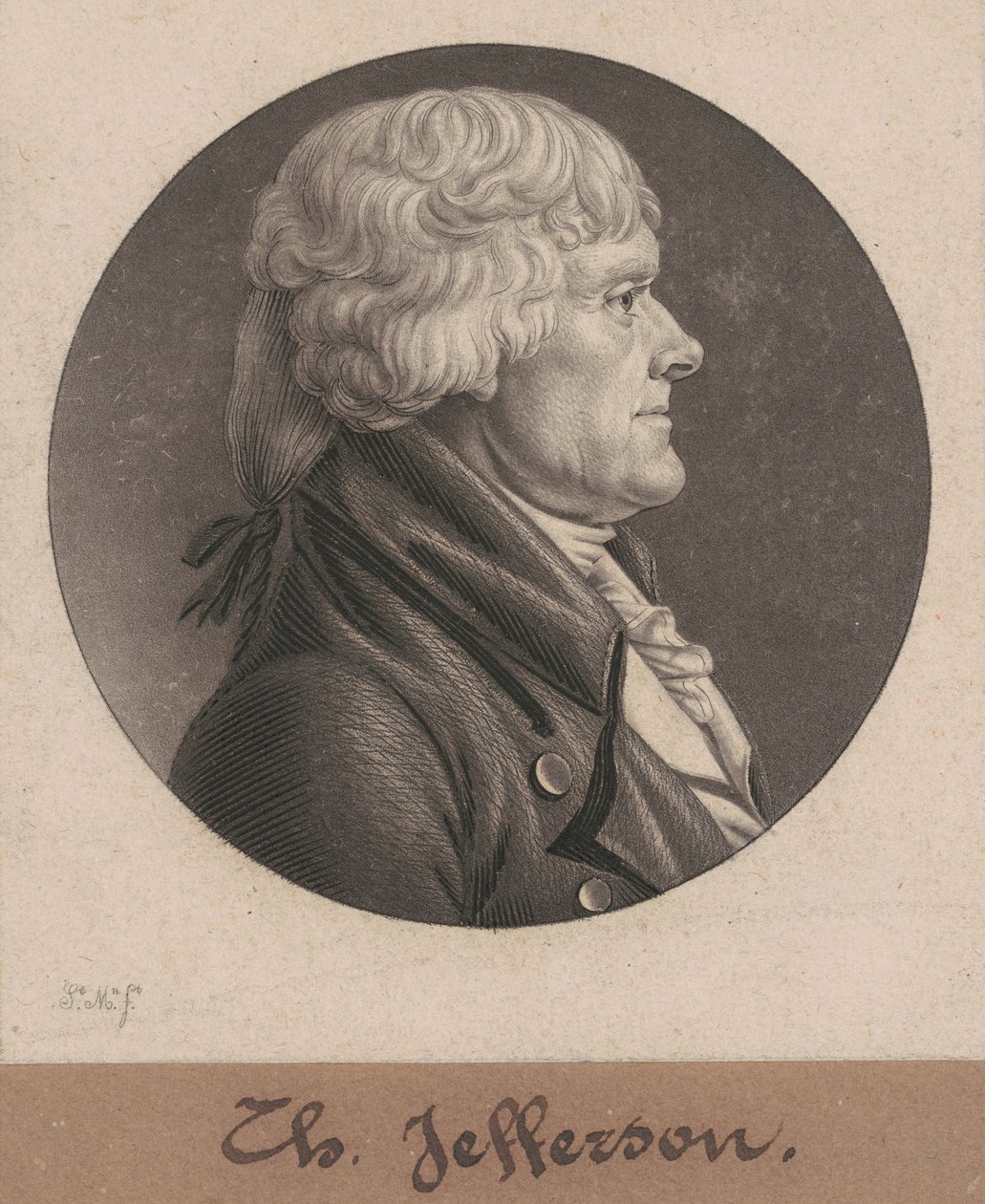 托马斯-杰斐逊 作者 Charles BJ Fevret de Saint Memin