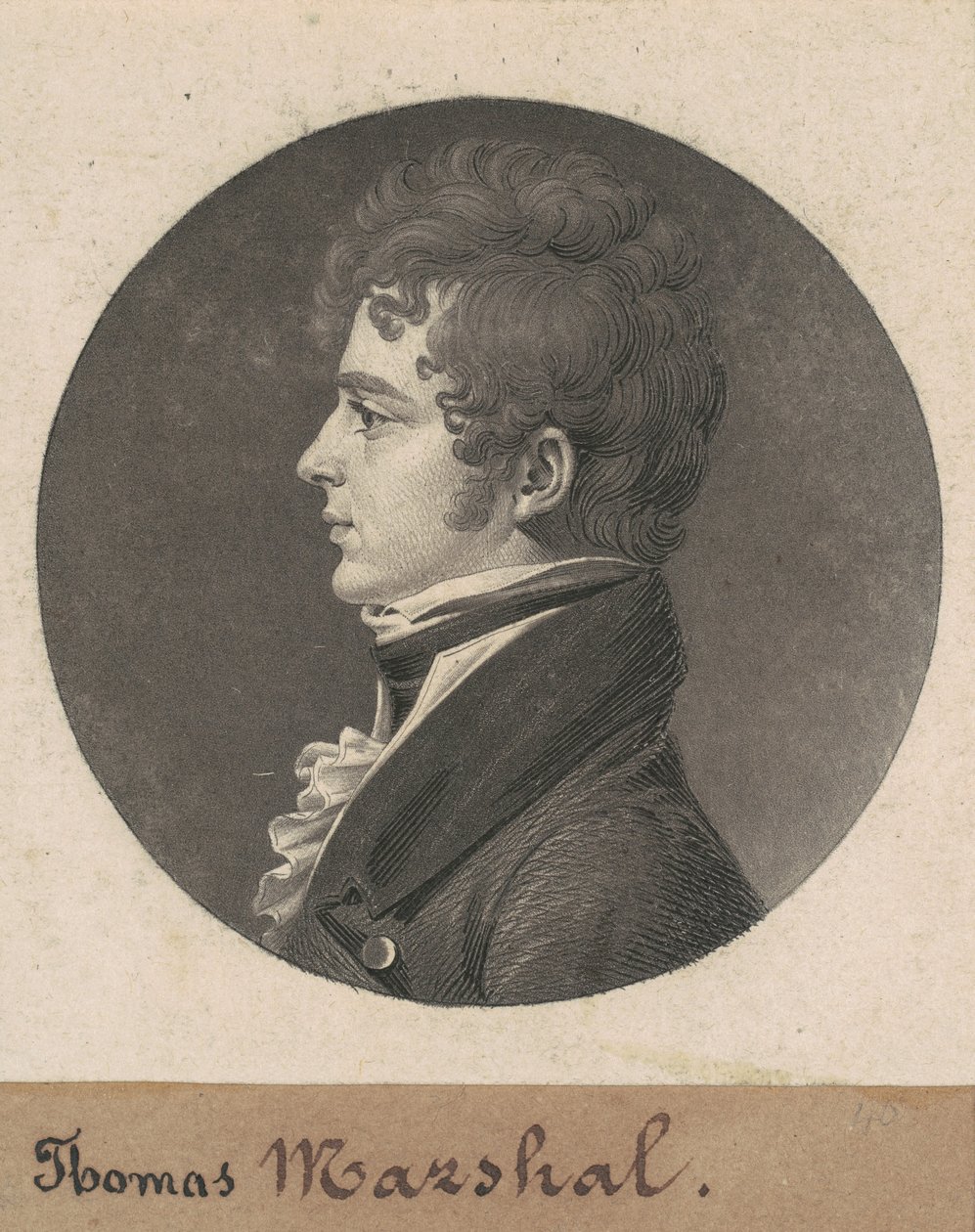 托马斯-马歇尔 作者 Charles BJ Fevret de Saint Memin