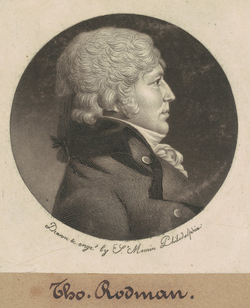 托马斯-罗德曼 作者 Charles BJ Fevret de Saint Memin