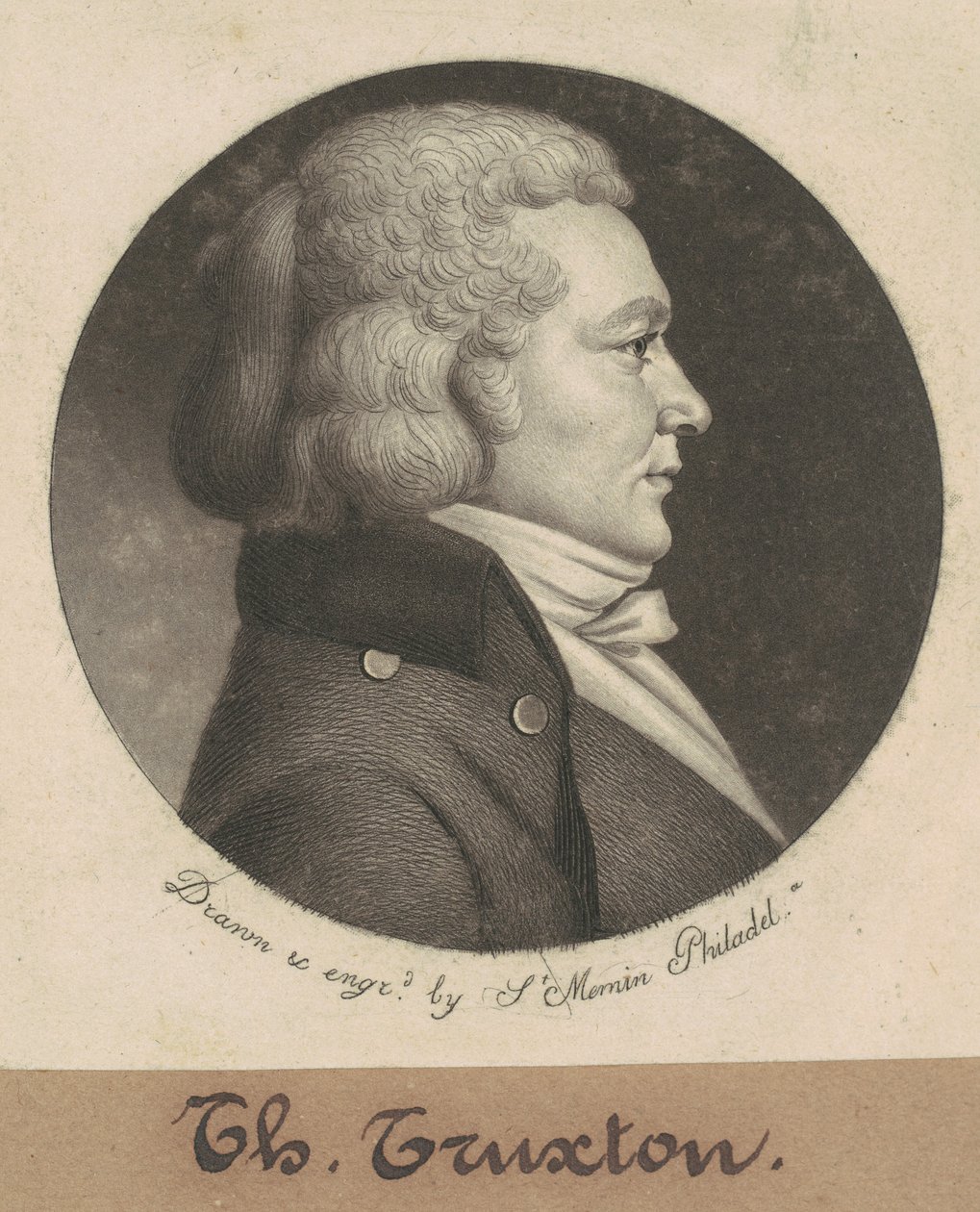 Thomas Truxtun 作者 Charles BJ Fevret de Saint Memin