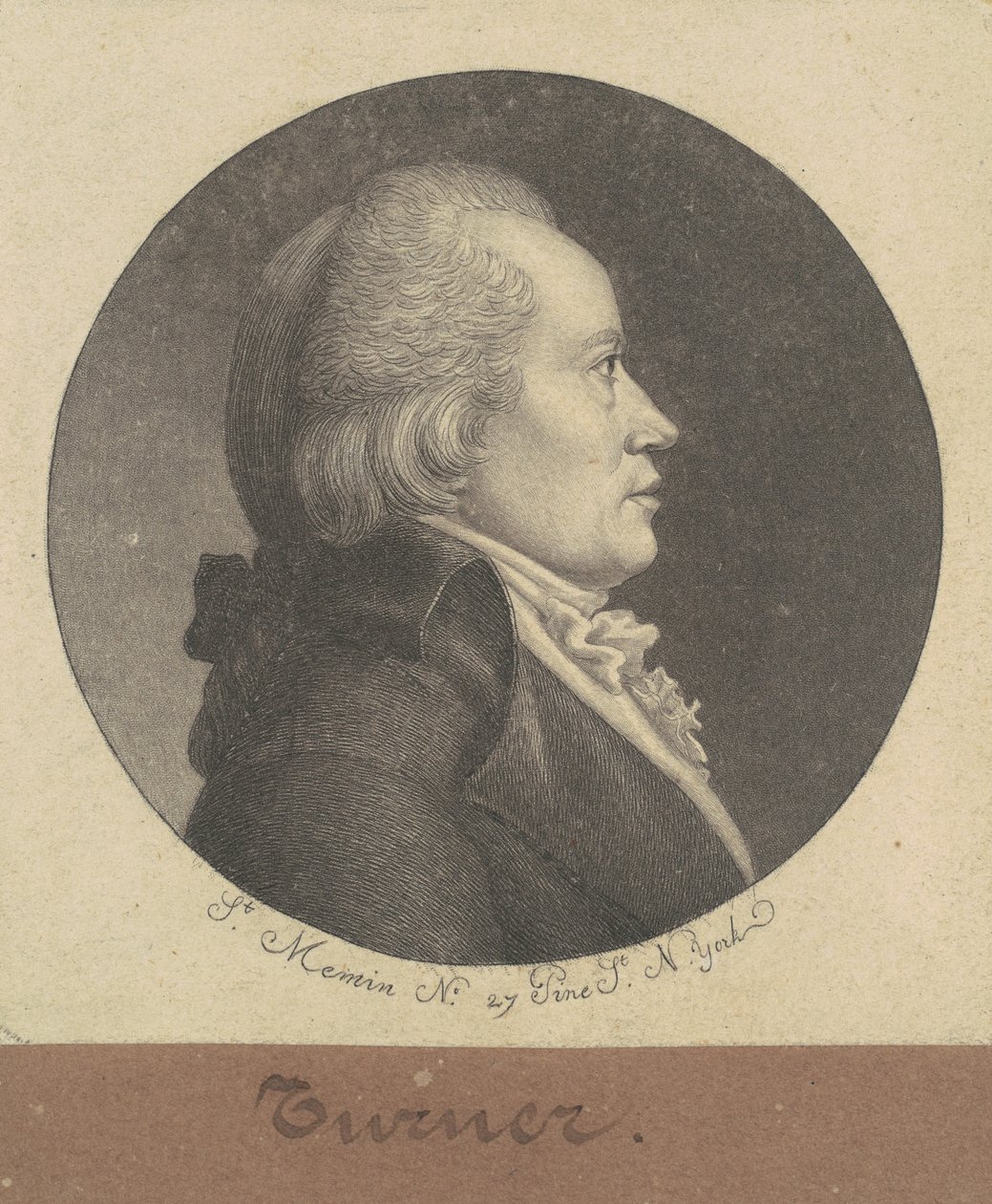 特纳 作者 Charles BJ Fevret de Saint Memin