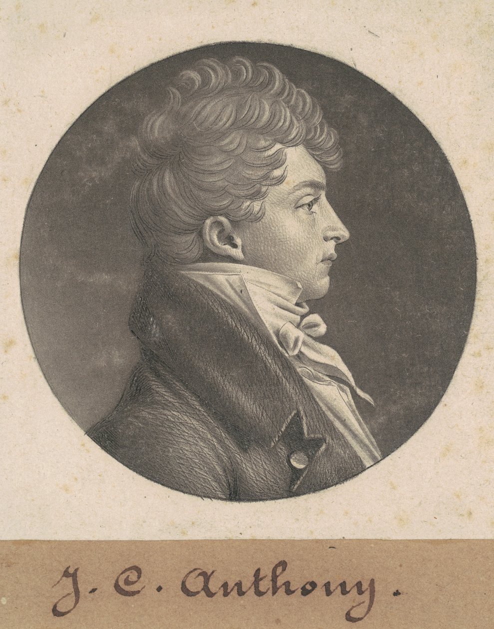 不明身份男子 作者 Charles BJ Fevret de Saint Memin
