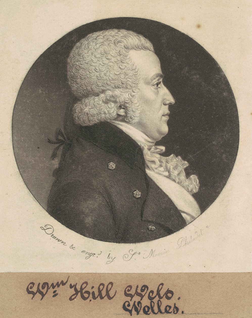 威廉-希尔-韦尔斯 作者 Charles BJ Fevret de Saint Memin