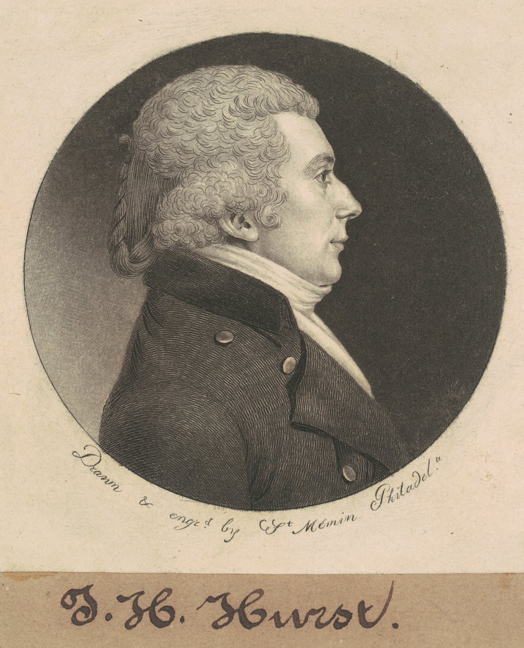 威廉-赫斯特 作者 Charles BJ Fevret de Saint Memin