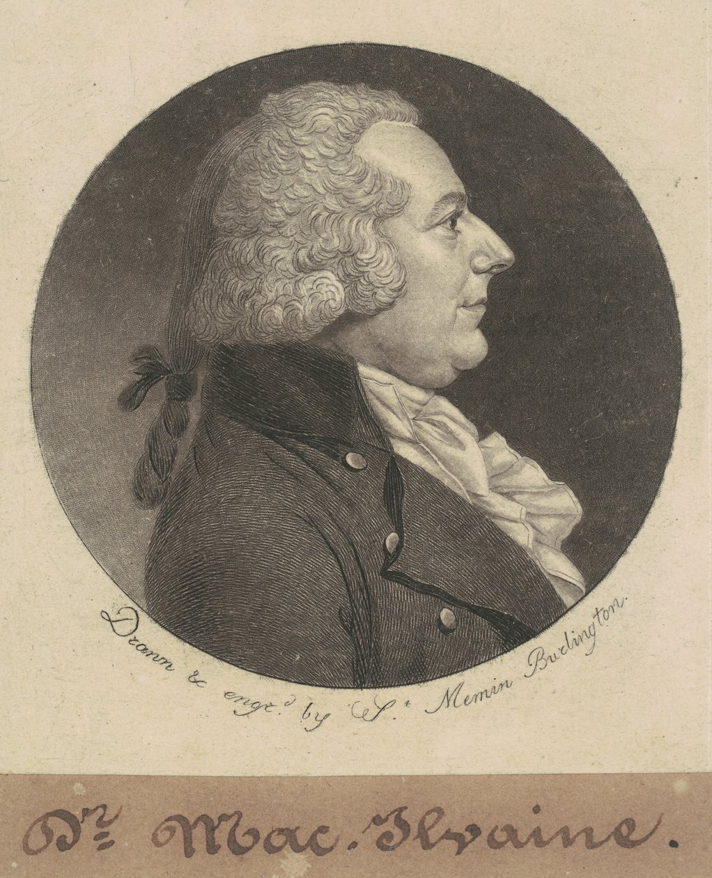 William McIlvaine 作者 Charles BJ Fevret de Saint Memin