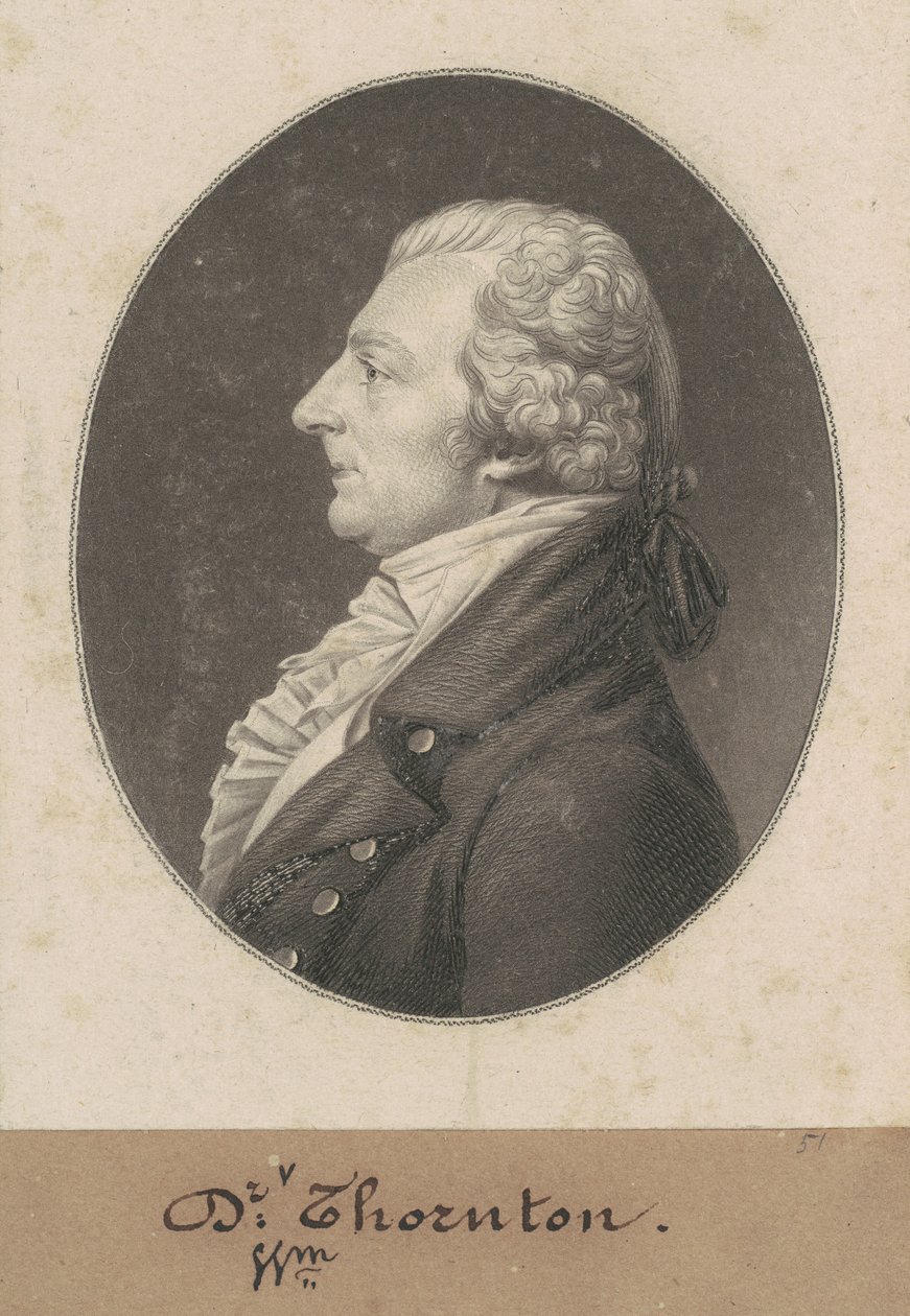 威廉-桑顿 作者 Charles BJ Fevret de Saint Memin