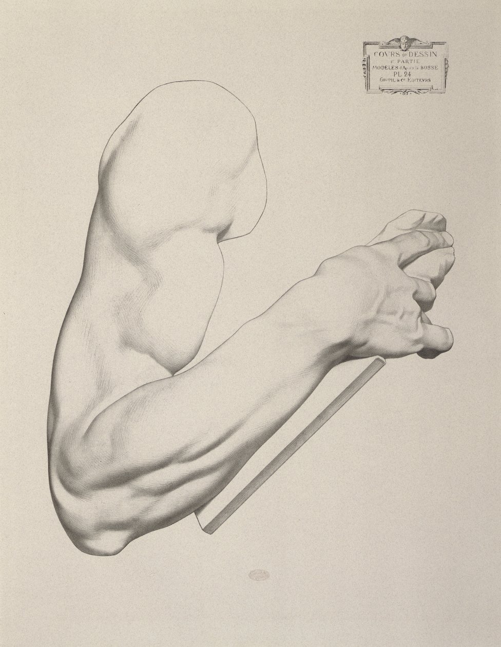 灰色纸上的印象，1868年 作者 查尔斯·巴尔格