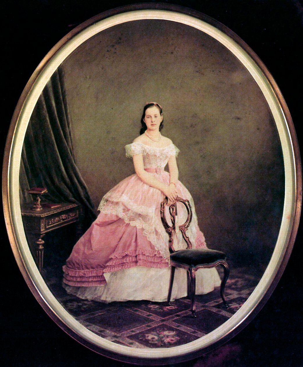 俄罗斯大公爵夫人玛丽亚·亚历山德罗夫娜的肖像，1853年至1920年，1860年代至1870年代 作者 查尔斯·贝加马斯科